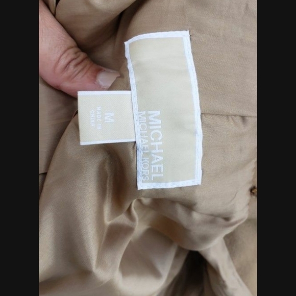 MICHAEL MICHAEL KORS ANIMAL PRINT FUR JACKET COAT - Picture 10 of 10